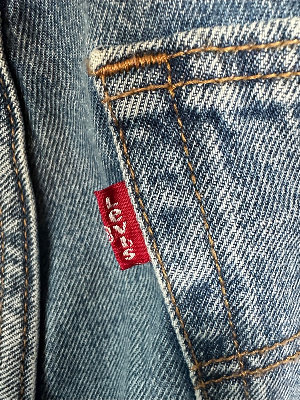 Levi Strauss '94 Baggy Wide Leg Medium Wash Jeans Blue Size 30 - Picture 6 of 13